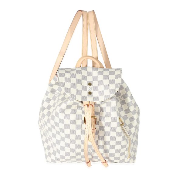 Louis Vuitton Damier Azur Canvas Sperone Backpack - Picture 1 of 8